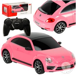 Samochód zdalnie sterowany Rastar 76200 Volkswagen Beetle 1:24 różowy