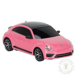 Samochód zdalnie sterowany Rastar 76200 Volkswagen Beetle 1:24 różowy