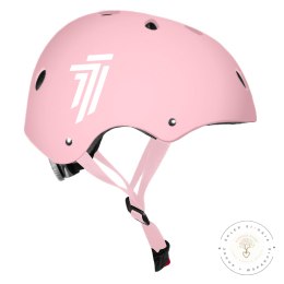 KASK SPORTOWY 7-BRAND PINK MARSHMALLOW