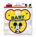 TABLICZKA BABY ON BOARD MICKEY