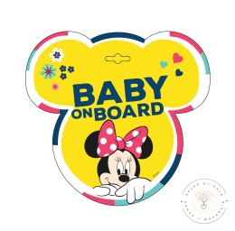 TABLICZKA BABY ON BOARD MINNIE